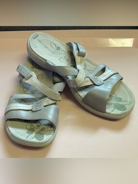 MERELL aluminum womens select grip hiking sandals gray size 11 Gorpcore nature